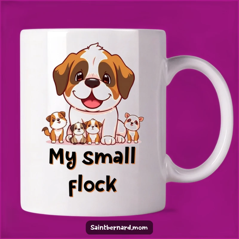 Funny Saint Bernard Protector Mug - Gentle Giant Canine Gift!