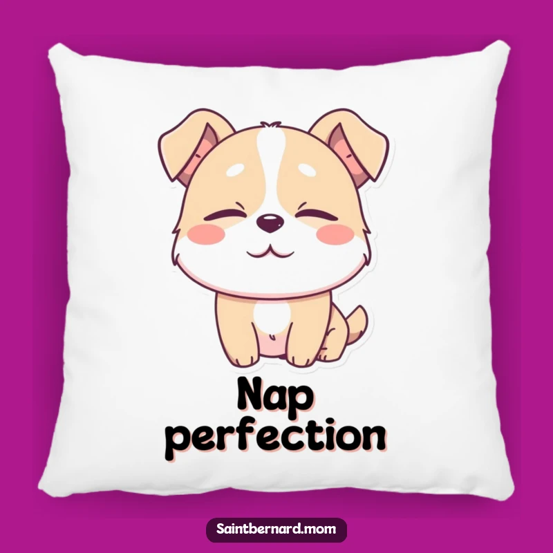 Funny Content Doggo Pillow: Cozy Half-Closed Eyes Cushion Funny Gift