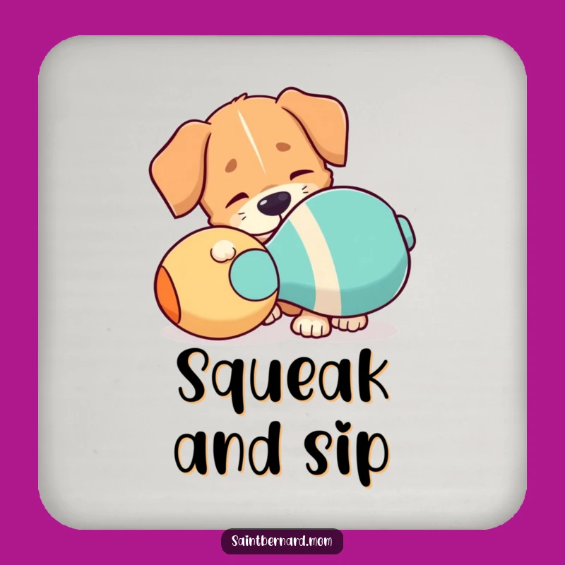 Funny Floppy Ear Dog Coasters: Protect Surfaces with Playful Humor