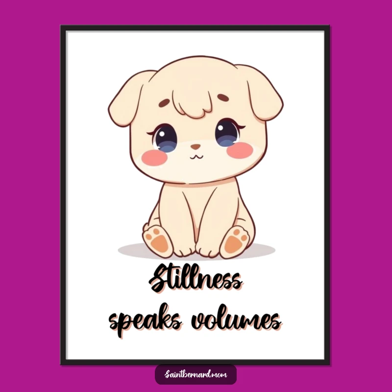 Funny Calm Demeanor Poster - Patient Character Art