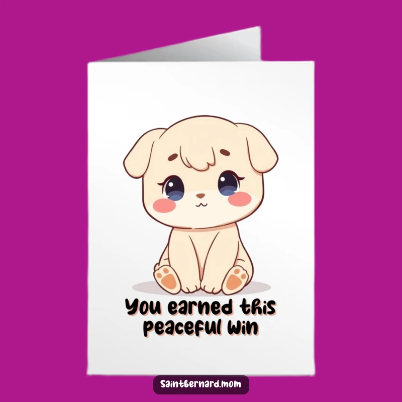 Free Printable Congrats Card: Calm Demeanor, Downloadable Funny Celebration Gift