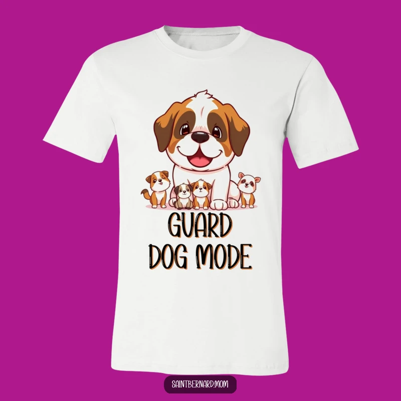 Funny Saint Bernard Protector T-Shirt - Wear Your Gentle Heart!